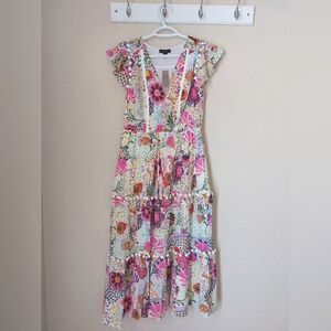 J.Crew Pom-Pom Dress in Ratti Retro Floral Size 6